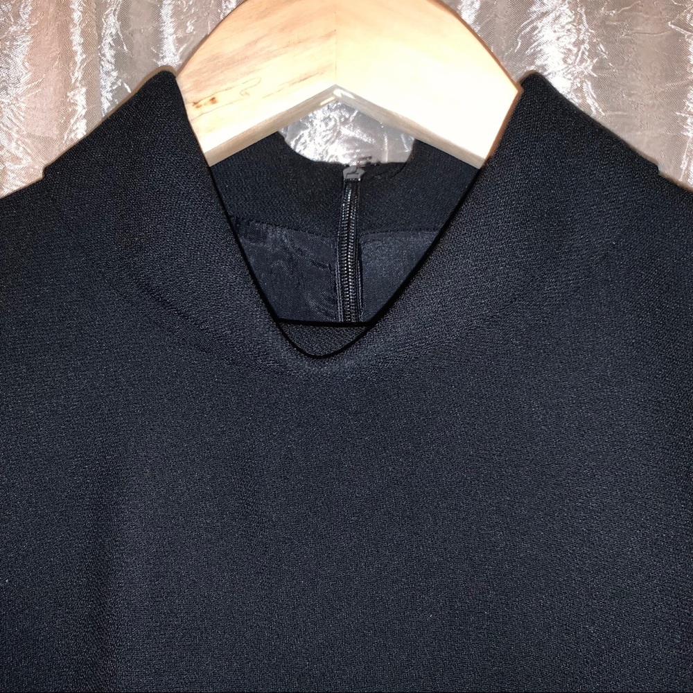 NWT Black high neck dress lined